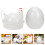 2pcs household egg steamed holder microwave oven shaped cup 5