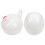 2pcs household egg steamed holder microwave oven shaped cup 7