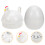 2pcs household egg steamed holder microwave oven shaped cup 1