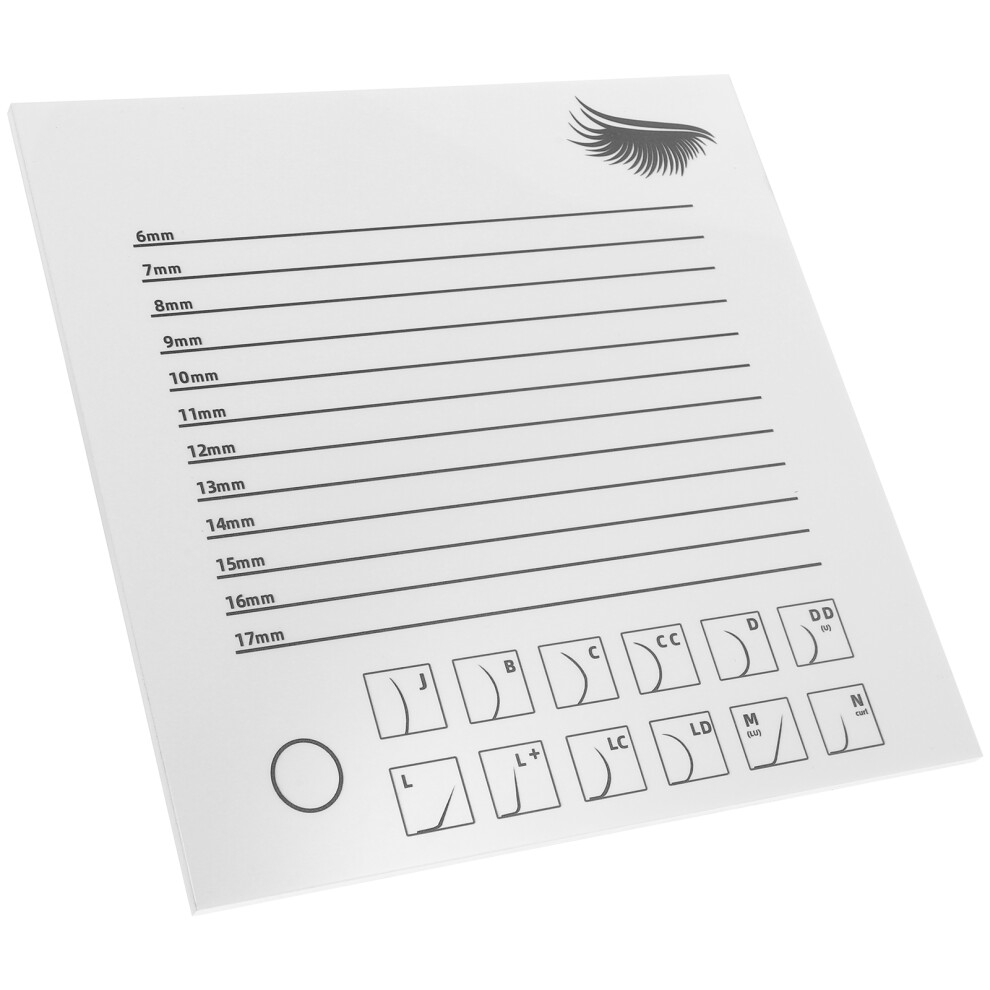 Inoomp Women Lash Tray Eyelash Extension Display Acrylic Pallet