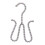 White ABS Shoes Drying Holder Double Hooks Hanging Shoe Rack 1