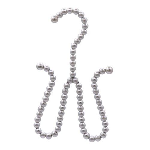 White ABS Shoes Drying Holder Double Hooks Hanging Shoe Rack