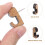 20 pcs push pin hooks decorative wall hook for home office school 10