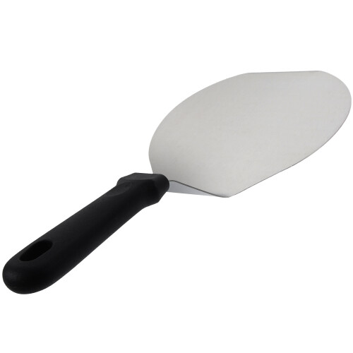 stainless steel pizza with plastic handle for cake and pizza