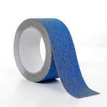 (Blue) Non Slip Adhesive Safety Quartz Sand Grip Tape
