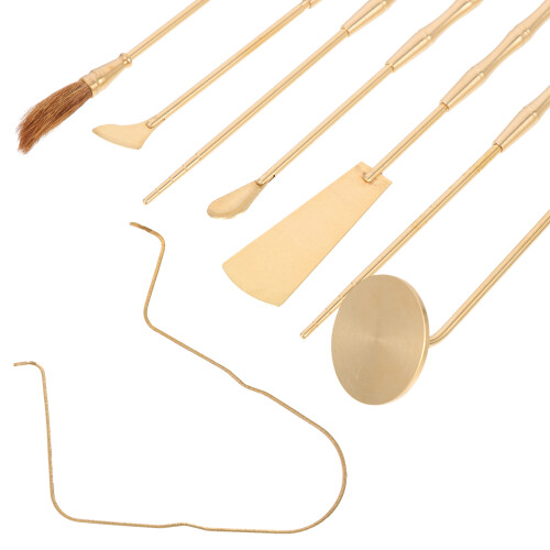 7St Incense Ash Press Tool Set Gemaakt Van Sterk Messing 2