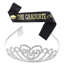 1 Set Of Graduation Etiquette Belt Hair Set 2021 Graduation Supplies