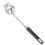 stainless steel pasta server with vacuum ergonomic handle 10