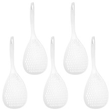 5pcs slotted spoons for noodles and cooking straining