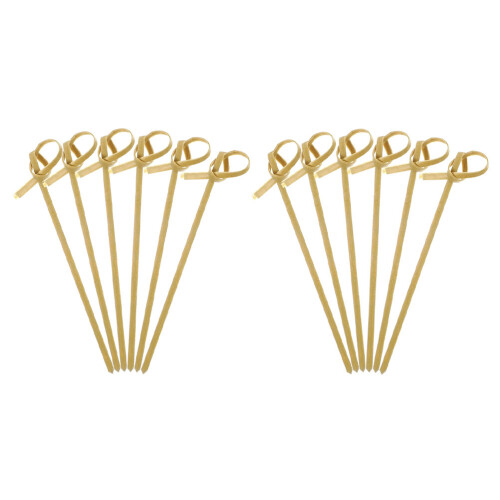 100pcs bamboo fruit and cocktail picks for household use