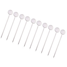 10 pcs 304 stainless steel round cocktail picks for fruit dessert