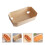20pcs wooden bread packing boxes baking pans toast baskets 3