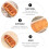 20pcs wooden bread packing boxes baking pans toast baskets 8