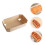 20pcs wooden bread packing boxes baking pans toast baskets 5