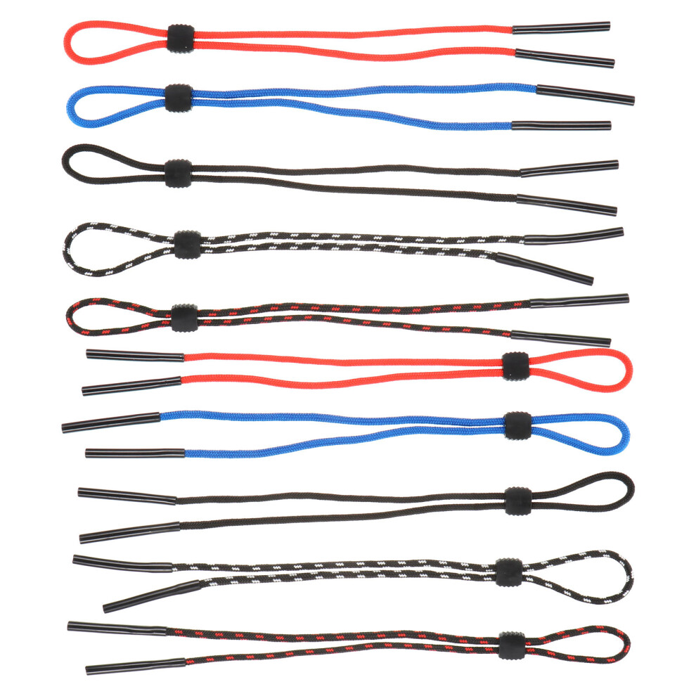 Artibetter 10Pcs Adjustable Non-Skid Glasses Rope For Swimming Goggles Lanyard