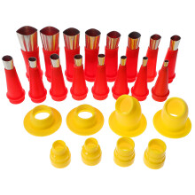 1 Set Stainless Steel Glue Nozzle Tips Reusable Caulking Tool Kit