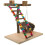 1Set Multi-Color Speelstand Met Zitstok En Accessoires 9