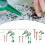 Multi Piece Mini Spreader Tool Kit For Gardeners With Compact Handheld Dispenser And Sowing Tool Model C 5