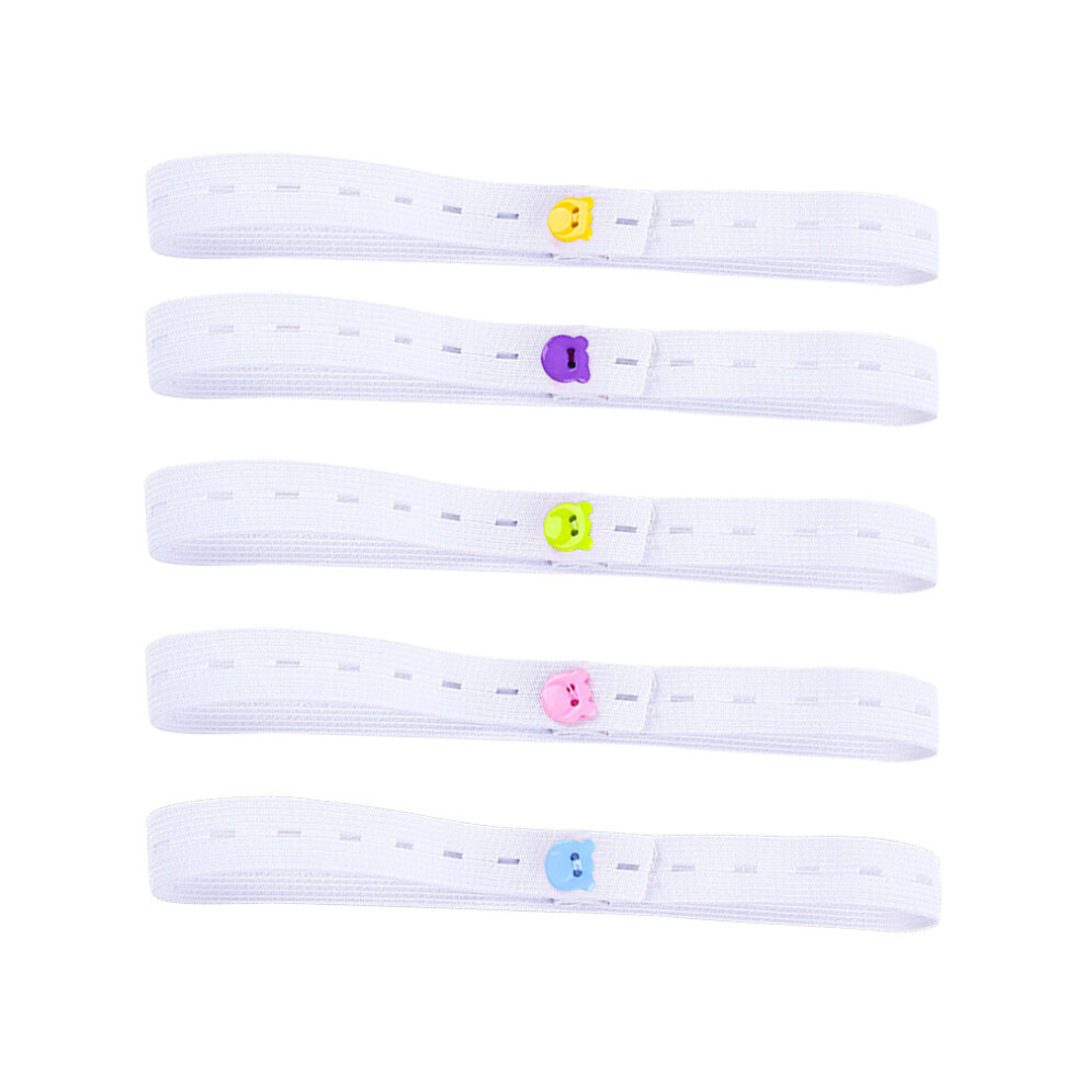 Iplusmile 20Pcs Fold Over Elastic Diaper Tape Adjustable Buckle 42Cm