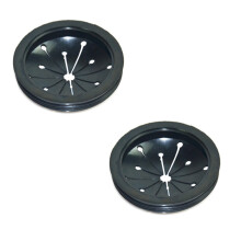 6pcs black sink baffle replacement for garbage disposal unit