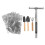 1Set Silver Stainless Steel Soil Sampling Tool with Anti-Skid T Handle 5