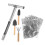 1Set Silver Stainless Steel Soil Sampling Tool with Anti-Skid T Handle 2