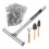 1Set Silver Stainless Steel Soil Sampling Tool with Anti-Skid T Handle 10