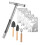 1Set Silver Stainless Steel Soil Sampling Tool with Anti-Skid T Handle 9