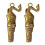 2St Mini Koperen Olifant Sleutelhanger Decor 2