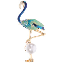 pearl breastpin alloy lapel brooch for women decor gift