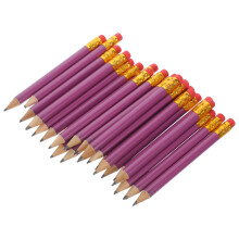 72Pcs Portable Purple Wooden Pencils Hexagonal Design School Supplies