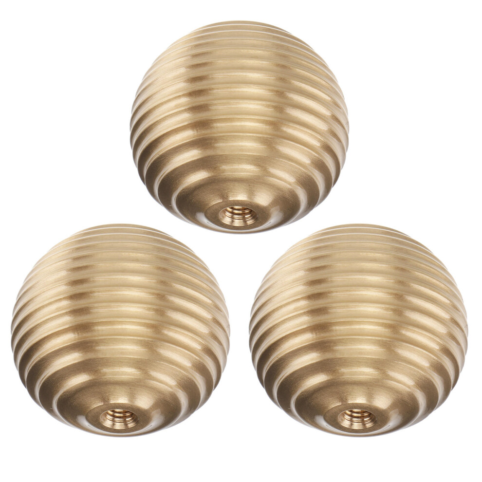 Photos - Furniture Hardware brass round handle cabinet knob furniture accessory golden
