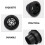 Ventilateur D'air Rond ABS Noir Pour Bus Et De Loisirs 11