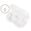 2pcs semicircle silicone breastfeeding shield set with dust-proof case 1