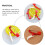 8pcs baby safety pins multi-functional decorative crafts 9