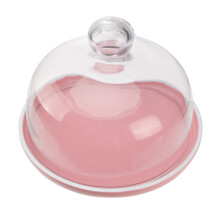 dessert tray with lid ceramic pastry tray transparent glass lid