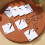 60pcs acrylic key tags with split rings for rentals labeling diy 5