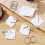 60pcs acrylic key tags with split rings for rentals labeling diy 4