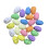 100pcs 3cm colorful assorted artificial quail eggs for easter diy 2