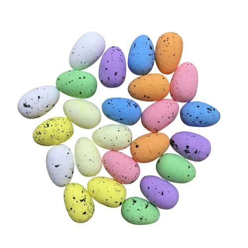 100pcs 3cm colorful assorted artificial quail eggs for easter diy 1
