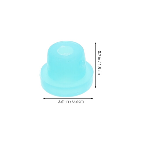 100pcs silicone pin cushion coil needles grommets tools green 1