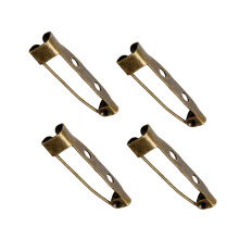 200Pcs Golden Alloy Safety Pin Brooch Pins for Craft DIY Decoration