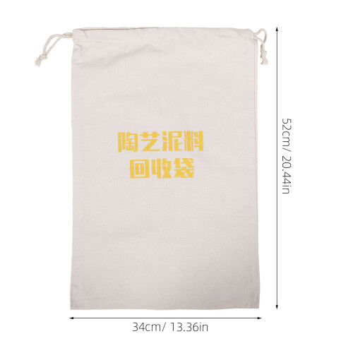 cloth clay pouch for pottery storage and transport 1