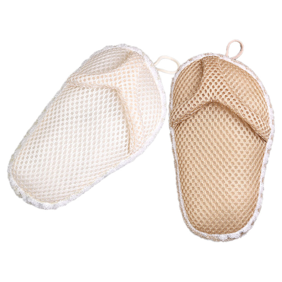 Happyyami 2 Pcs Exfoliating Scrubber Handheld Body Cloth Washcloth