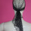 1Stk Schwarzes Veil Haarband Elastisch Für Frauen 11