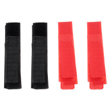 8pcs rooster anti-hook neck rings to prevent crowing (4 red, 4 black)