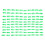 100pcs numbered chicken foot marking rings identification bands green 5