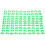 100pcs numbered chicken foot marking rings identification bands green 3