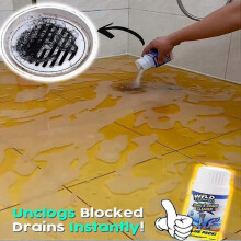 (2 Pcs)Wild Tornado Strengthfully Sink And Drain Cleaner, Powerful Sink And Drain Cleaner Pipe Cleaner, Quick Foaming Drain Cle Tw