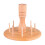 wooden 8-spool thread holder organizer for sewing 1